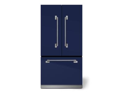 36" AGA 22.2 Cu. Ft. Elise Counter Depth French Door Refrigerator in Midnight Sky - MELFDR23-SKY