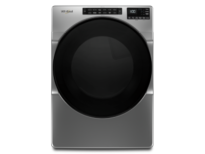 27" Whirlpool 7.4 Cu. Ft. Gas Wrinkle Shield Front Load Dryer with Steam - WGD6605MC