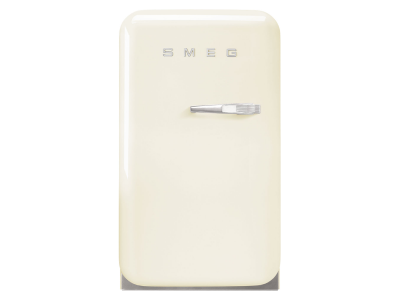 16" SMEG 1.20 Cu. Ft. 50's Style Refrigerator in Cream - FAB5ULCR3