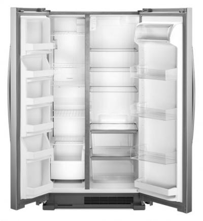 36" Whirlpool 25 Cu. Ft. Side-by-Side Refrigerator - WRS315SNHM