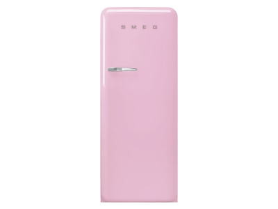 24" SMEG 9.92 Cu. Ft. 50's Style Retro Design Top Freezer Refrigerator in Pink - FAB28URPK3