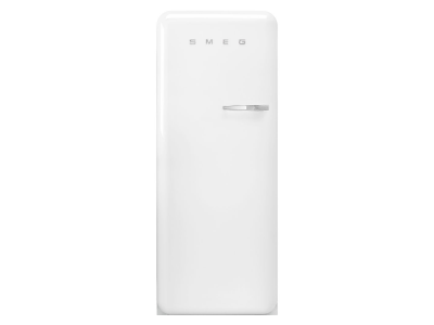 24" SMEG 9.92 Cu. Ft. 50's Style Retro Design Top Freezer Refrigerator in White - FAB28ULWH3