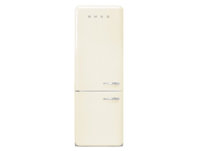 28" SMEG 18.01 Cu. Ft. Free Standing Bottom Mount Refrigerator in Cream - FAB38ULCR