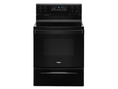 30" Whirlpool 5.3 Cu. Ft. Electric Range With Frozen Bake Technology In Black - YWFE515S0JB