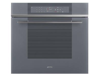 30" SMEG 3.64 Cu. Ft. Linea Oven with Thermo-Ventilated in Silver - SOU130S1