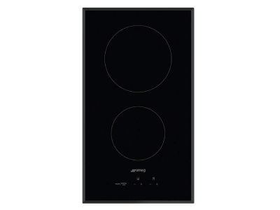 12" SMEG Electric Cooktop with 2 Element Burners - SEU122B