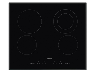 24" SMEG Electric Cooktop with 5 Burners - SEU244ETB