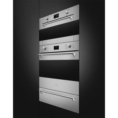 24" SMEG 2.54 Cu. Ft. Classica Oven with Combi Microwave in Stainless Steel - SFU4302MCX