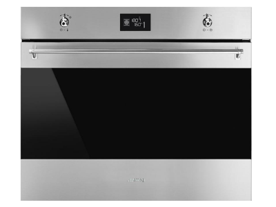 SMEG 2.54 Cu. Ft. Classica Oven with Thermo-Ventilated in Stainless Steel - SFU7302TVX