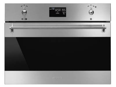 SMEG 2.54 Cu. Ft. Classica Oven with Combi Steam in Stainless Steel - SFU4302VCX