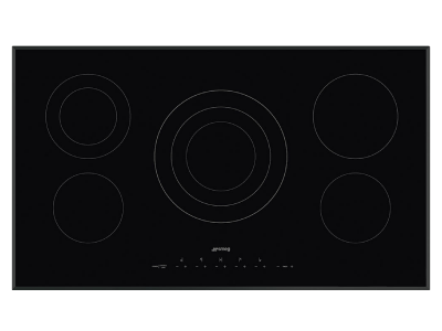 36" SMEG Electric Cooktop with 5 Cooking Zones  - SEU365ETB