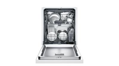 24" Bosch  300 Series Built-In Dishwasher White - SHEM63W52N