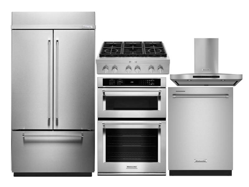Package KB2 - KitchenAid Appliance Package - 4 Piece Appliance