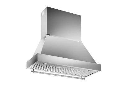 48" Bertazzoni Wall Mount Range Hood with 3-Speed Blower 600 CFM - K48HERTX