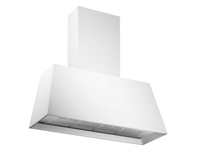 48" Bertazzoni Master Series Contemporary Canopy Hood In Matte White - KMC48BI