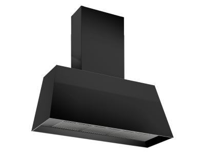 36" Bertazzoni Master Series Contemporary Canopy Hood In Matte Black - KMC36NE