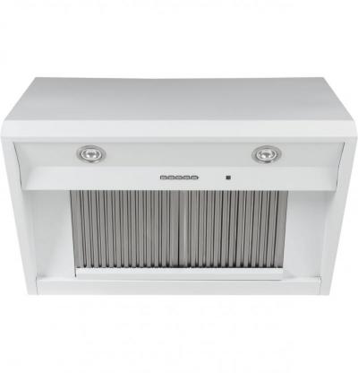 30" Café Wall Mount Commercial Hood In Matte White - CVW93044PWM