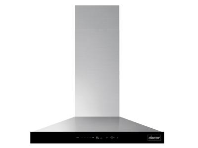 36" Dacor Chimney Wall Hood In Silver Stainless Steel - DHD36M700WS