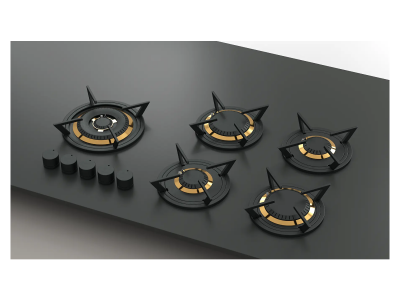 34" Tulip Eastman Series 55650 BTU Modular Gas Cooktop with 5 Sealed Burner - 19591