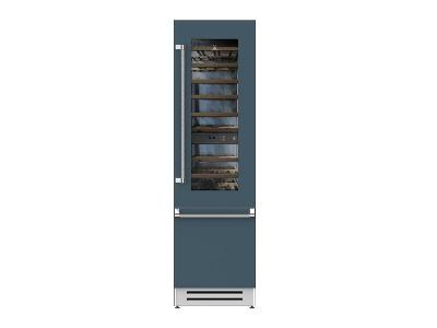 24" Hestan KRW Series Wine Refrigerator in Pacific Fog  - KRWL24-GG