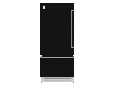 36" Hestan KRB Series Bottom Mount Refrigerator with Bottom Compressor - KRBL36-BK