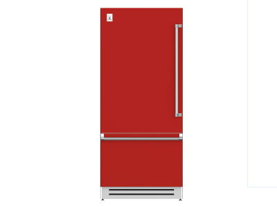 36" Hestan KRB Series Bottom Mount Refrigerator with Bottom Compressor - KRBL36-RD
