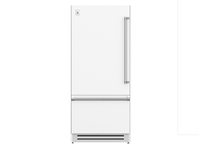 36" Hestan KRB Series Bottom Mount Refrigerator with Bottom Compressor - KRBL36-WH