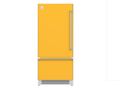 36" Hestan KRB Series Bottom Mount Refrigerator with Bottom Compressor - KRBL36-YW