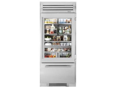 36" True Residential Built-In Beverage Column Refrigerator - TR-36RBF-R-SG-A
