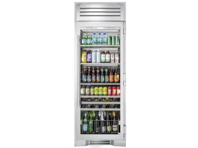 30" True Residential Beverage Column With Stainless Glass Door - TR-30BEV-R-SG-A