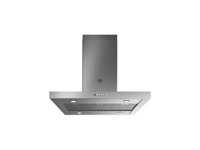 36" BERTAZZONI 1 Motor 600 CFM T-Shape Island Hood - KTI36XT