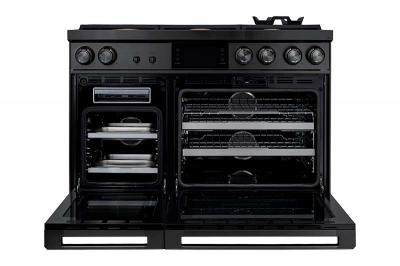 48" Dacor Contemporary Style Natural Gas Steam Pro Range In Graphite Stainless Steel - DOP48M86DLM