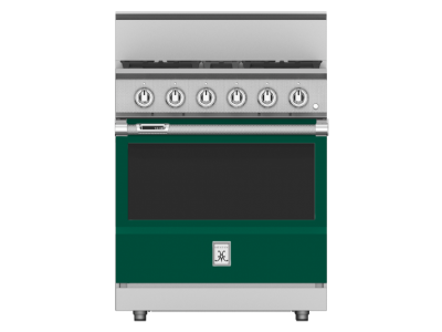 30" Hestan KRD Series 4-Burner Dual Fuel Range - KRD304-NG-GR