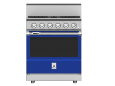 30" Hestan KRD Series 4-Burner Dual Fuel Range - KRD304-NG-BU