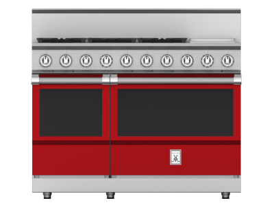 48" Hestan KRG Series Gas Range with 5-Burners in Matador - KRG485GD-LP-RD