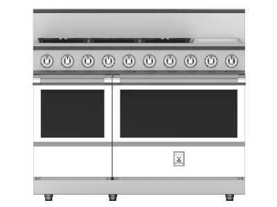 48" Hestan KRG Series Gas Range with 5-Burners in Froth - KRG485GD-LP-WH