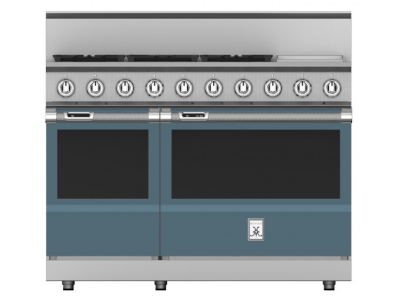 48" Hestan KRD Series Dual Fuel Range with 5-Burners - KRD485GD-NG-GG