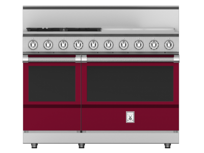 48" Hestan KRG Series Gas Range with 4-Burners - KRG484GD-NG-BG