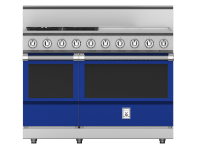 48" Hestan KRG Series Gas Range with 4-Burners - KRG484GD-NG-BU