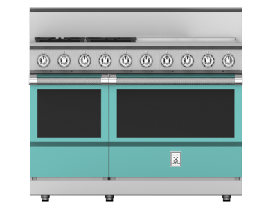 48" Hestan KRG Series Gas Range with 4-Burners - KRG484GD-NG-TQ