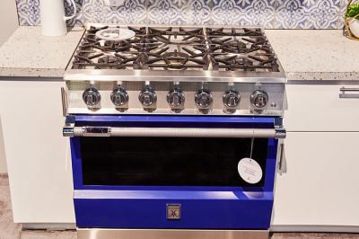 36" Hestan KRD Series Natural Gas Dual Fuel Range with 5-Burner - KRD364GD-NG-TQ