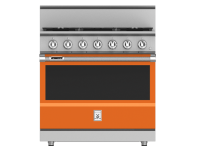 36" Hestan KRD Series Dual Fuel Range with 5-Burners - KRD365-LP-OR