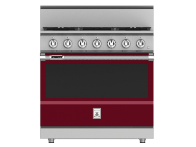 36" Hestan KRD Series Dual Fuel Range with 5-Burners - KRD365-LP-BG