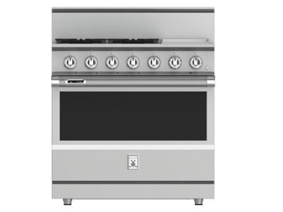 36" Hestan KRD Series Dual Fuel Range with 5-Burners - KRD365-NG