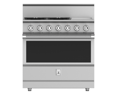 36" Hestan KRG Series Freestanding Professional Gas Range with 4-Burners - KRG364GD-LP