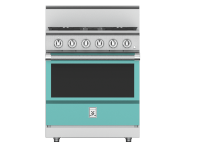 30" Hestan KRG Series Freestanding Professional Gas Range with 4 Burners - KRG304-LP-TQ