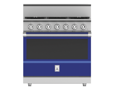 36" Hestan KRG Series Gas Range with 5-Burners - KRG365-LP-BU