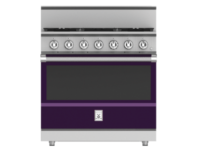 36" Hestan KRG Series Gas Range with 5-Burners - KRG365-NG-PP