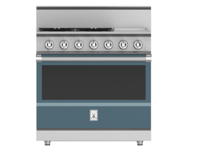 36" Hestan KRG Series Freestanding Professional Gas Range with 4-Burners - KRG364GD-LP-GG