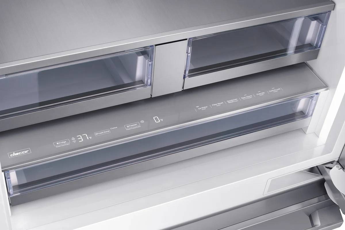 Dacor built clearance in refrigerator